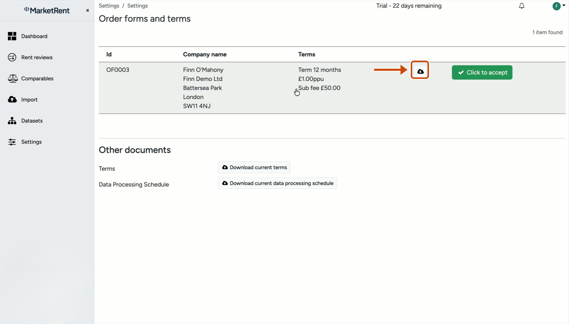 3. Download and Read the Order Form
