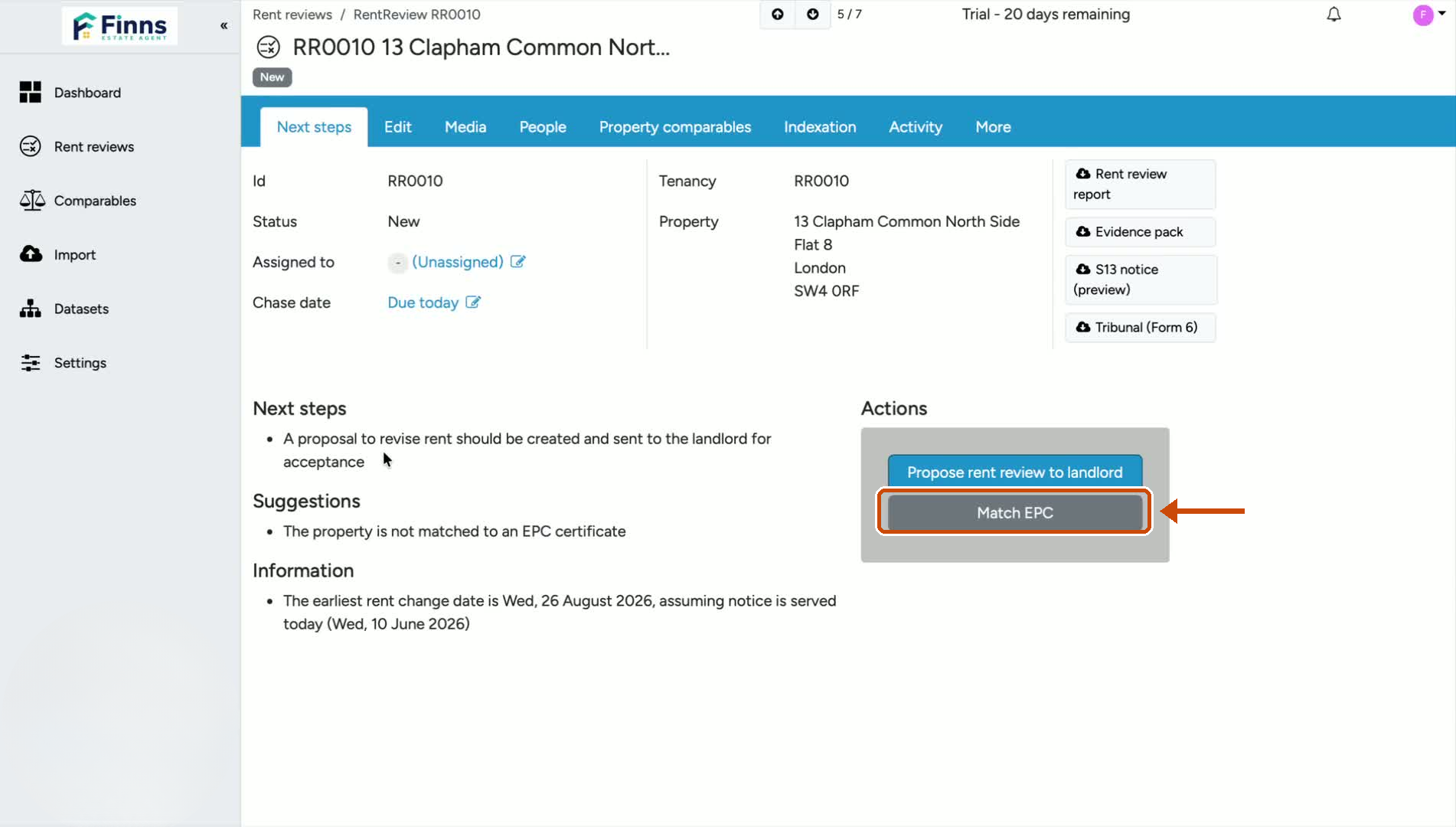 6. Attach Supporting Documents Such as EPC if Available