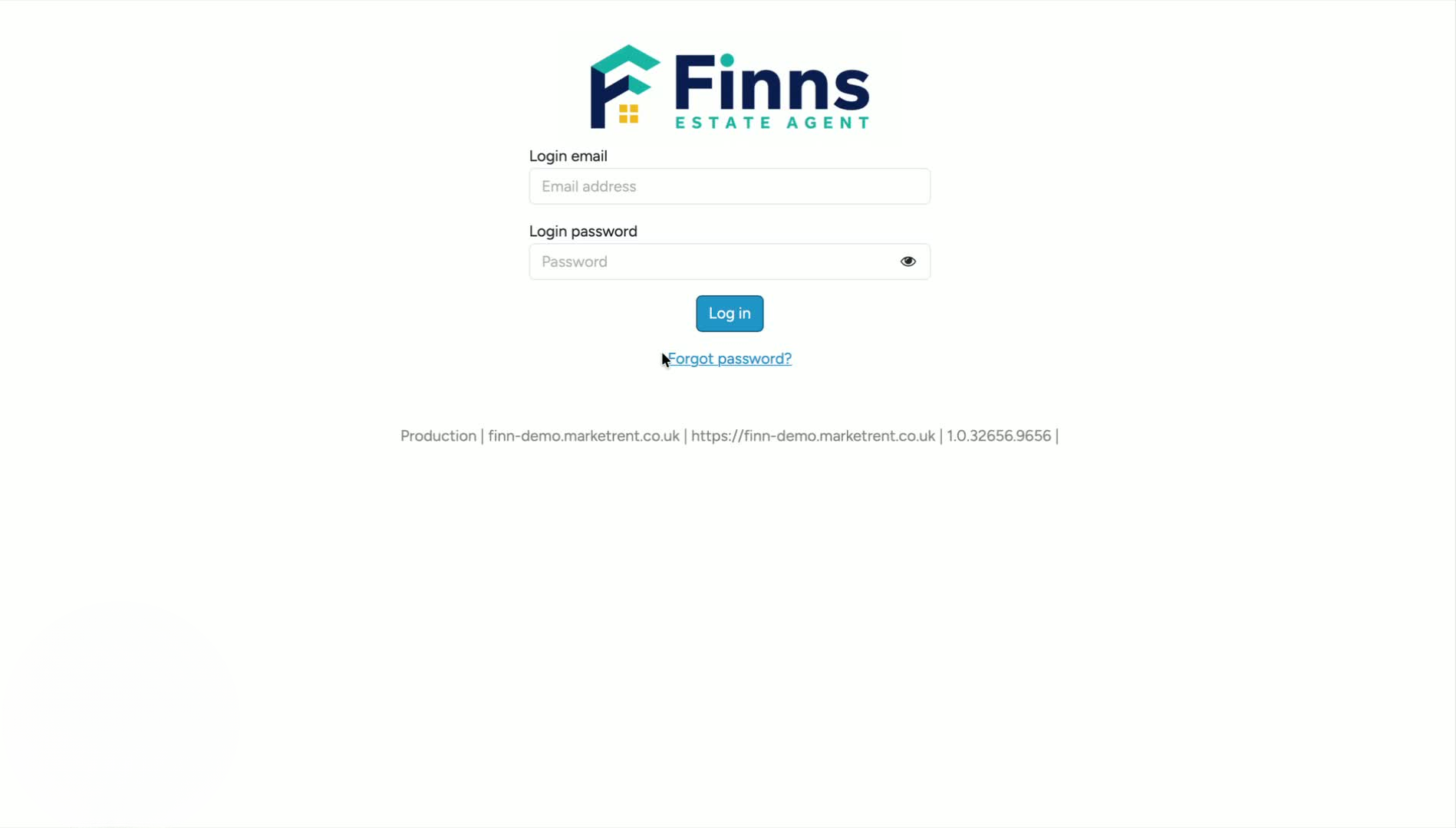 2. Enter your email and request a reset link