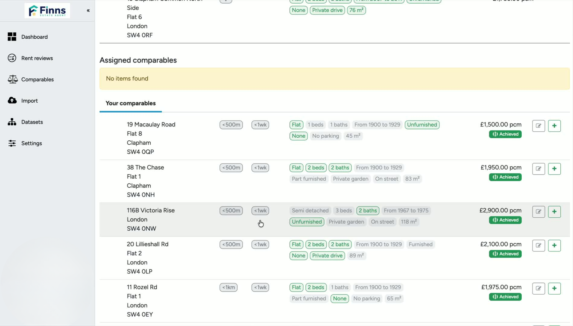 3. Filter your portfolio to find the best matches
