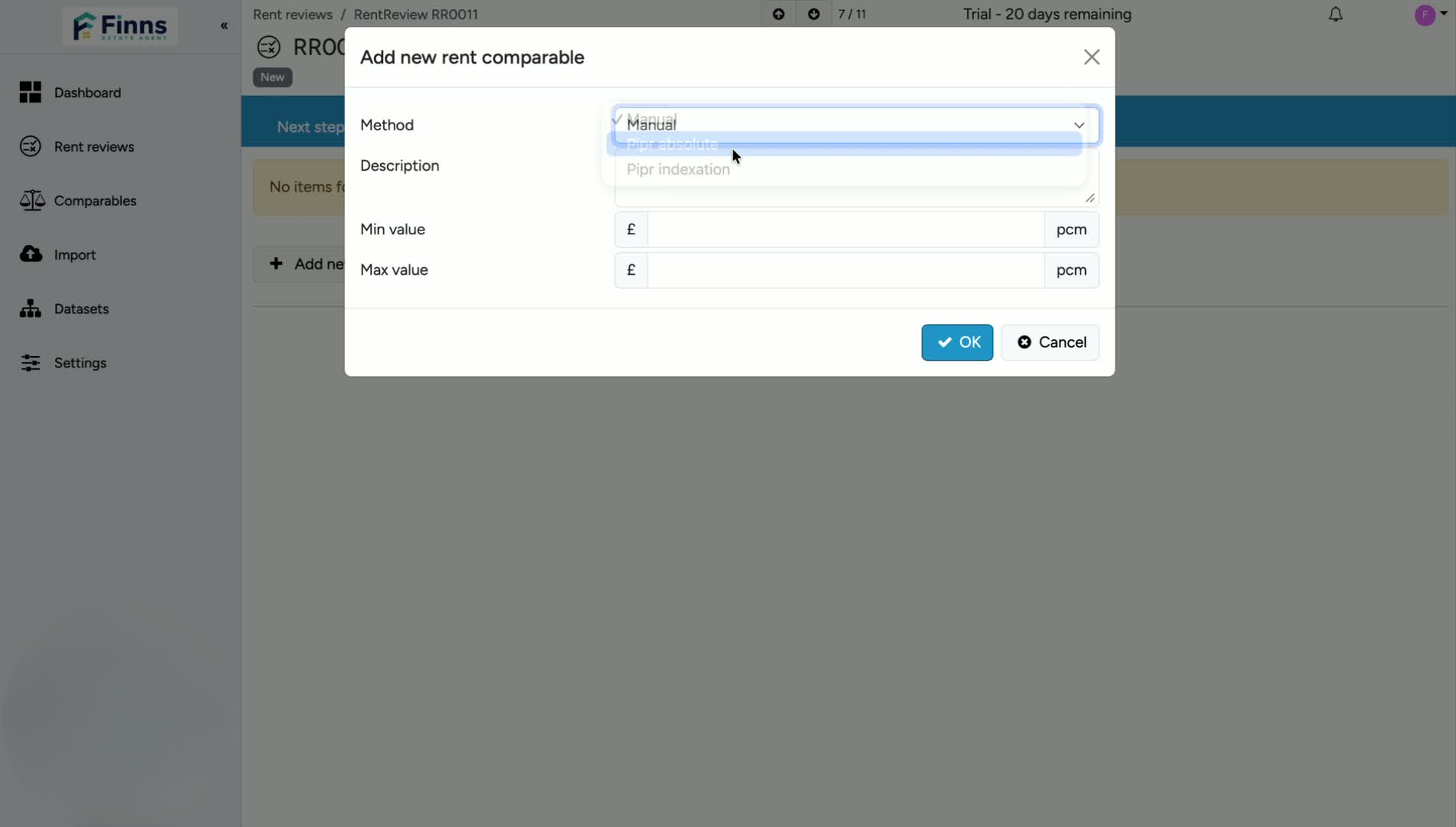 4. Choose the Index Type